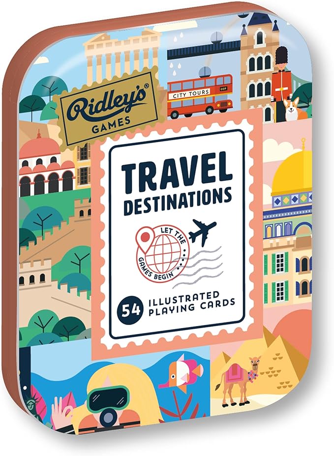 Travel Destinations Playing Cards