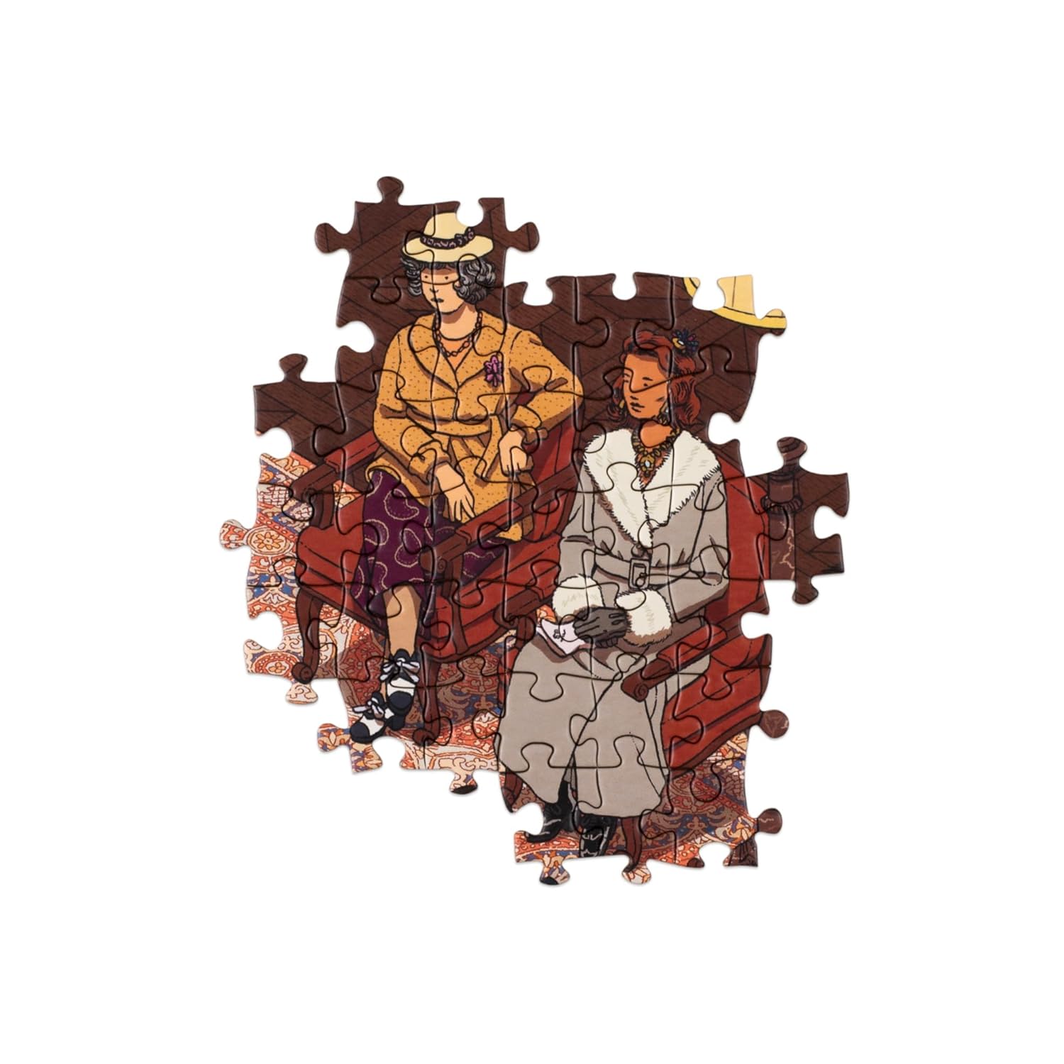 The World of Hercule Poirot: A 1000-piece Jigsaw Puzzle with over 100 Clues to Spot: A Gift for Fans of Agatha Christie