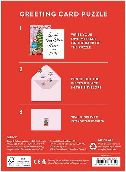 Meowy Christmas – Christmas Greeting and Jigsaw Puzzle Card