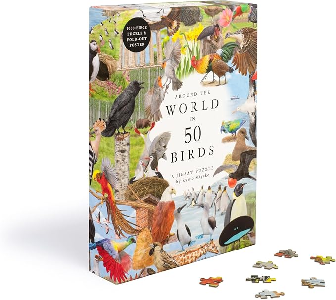 Laurence King Publishing: Around the World in 50 Birds: 1000 piece Jigsaw Puzzle