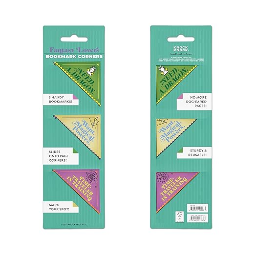 Knock Knock Fantasy Lovers Bookmark Corners