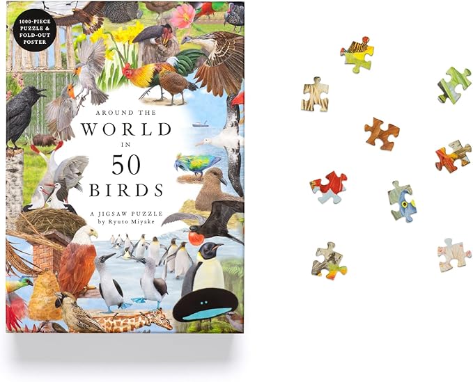 Laurence King Publishing: Around the World in 50 Birds: 1000 piece Jigsaw Puzzle