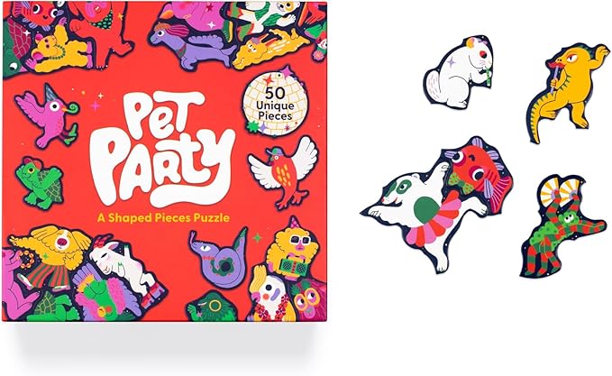 Pet Party - a shaped pieces puzzle