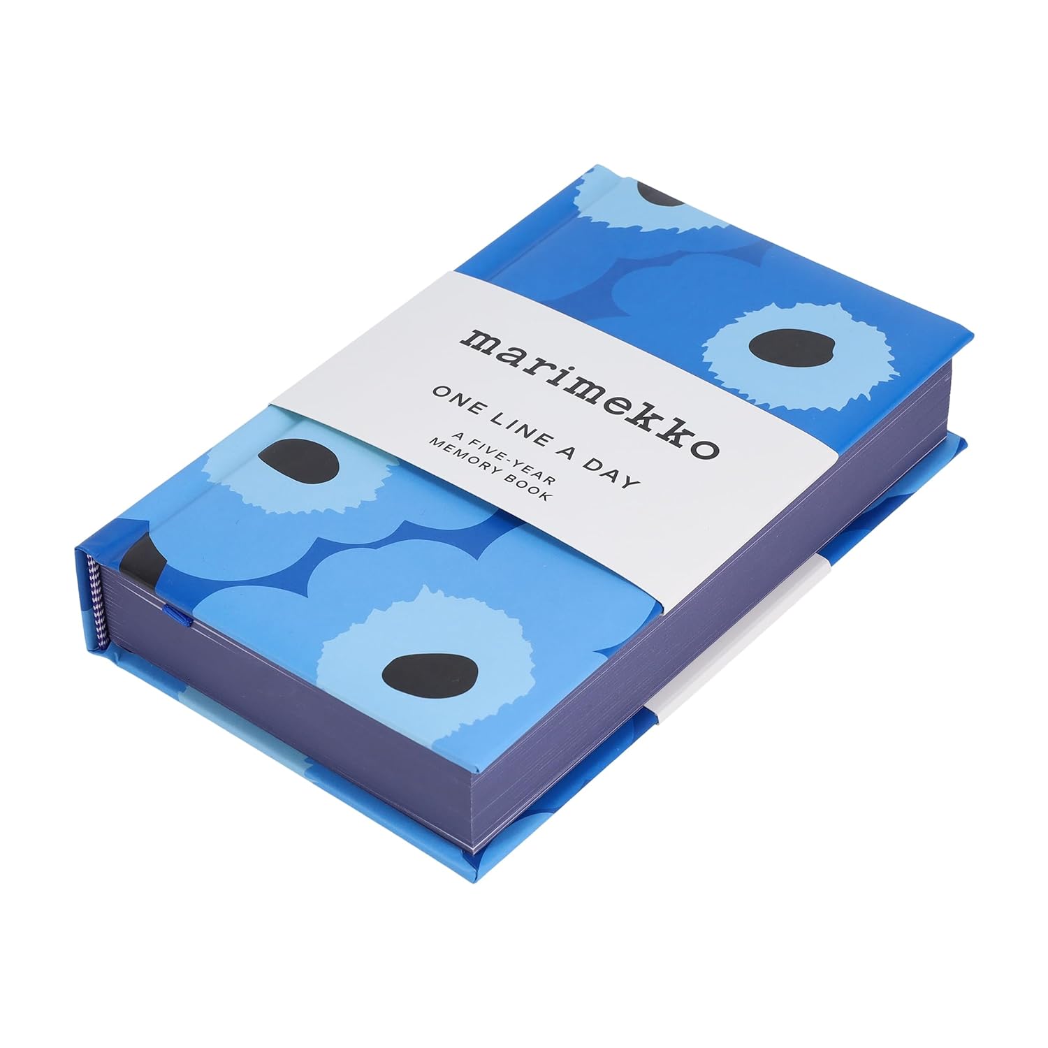 Marimekko One Line a Day (Blue Unikko) - A Five-Year Memory Book