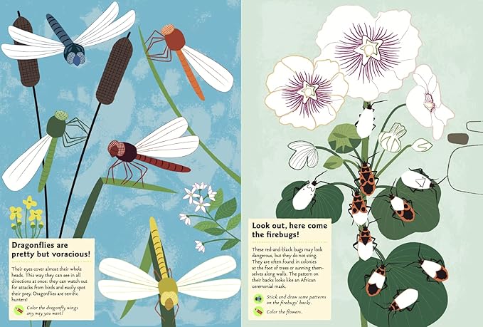 Garden Insects and Bugs: My Nature Sticker Activity Book: 1 (My Nature Sticker Activity Books)
