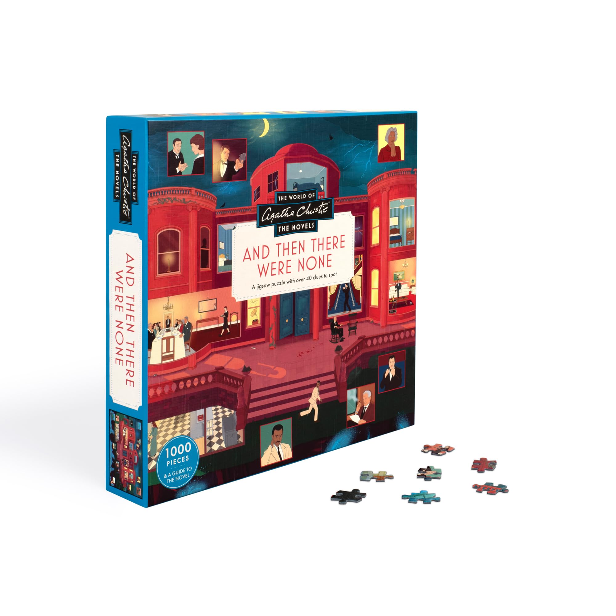 The World of Agatha Christie and Then There Were None 1000 Piece Puzzle