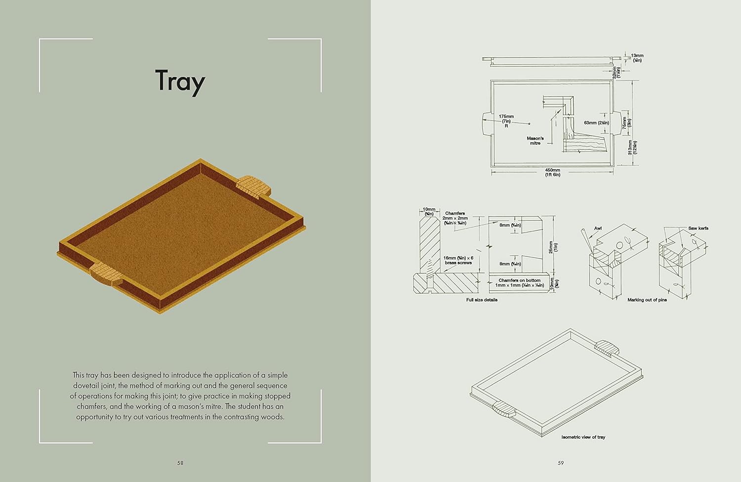 Mid-Century Woodworking Pattern Book: 80 projects to make by hand