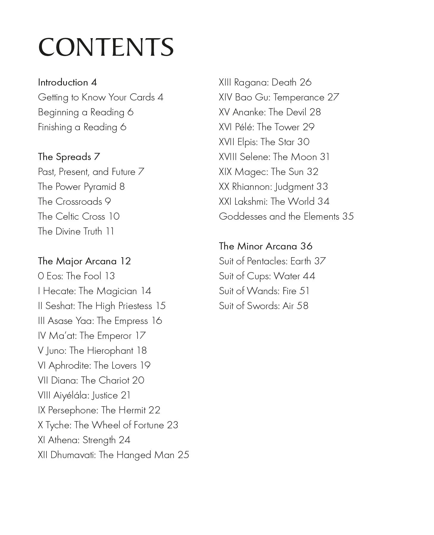 The Mythic Goddess Tarot