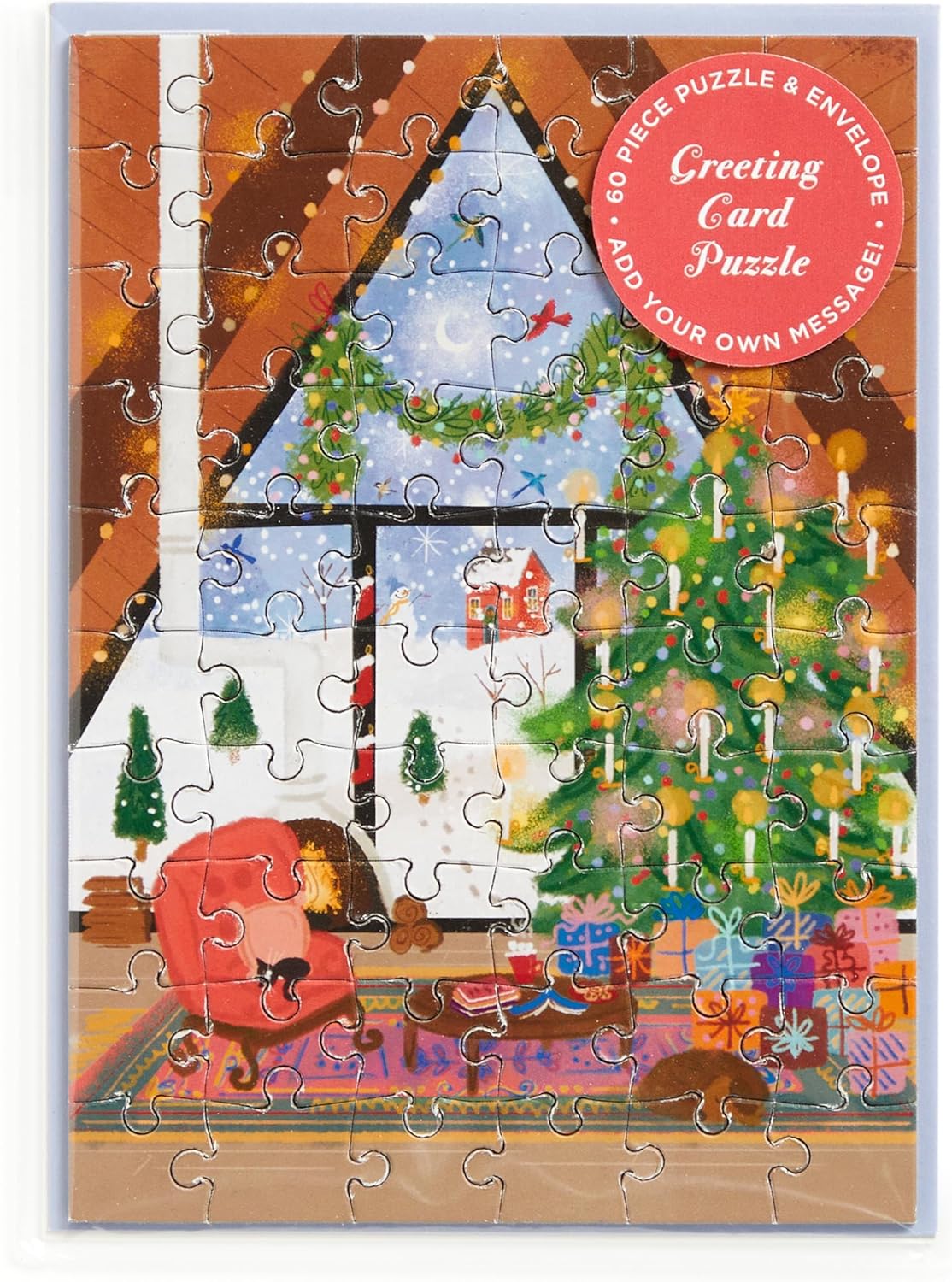 Joy Laforme Cozy Cabin Greeting Card Puzzle