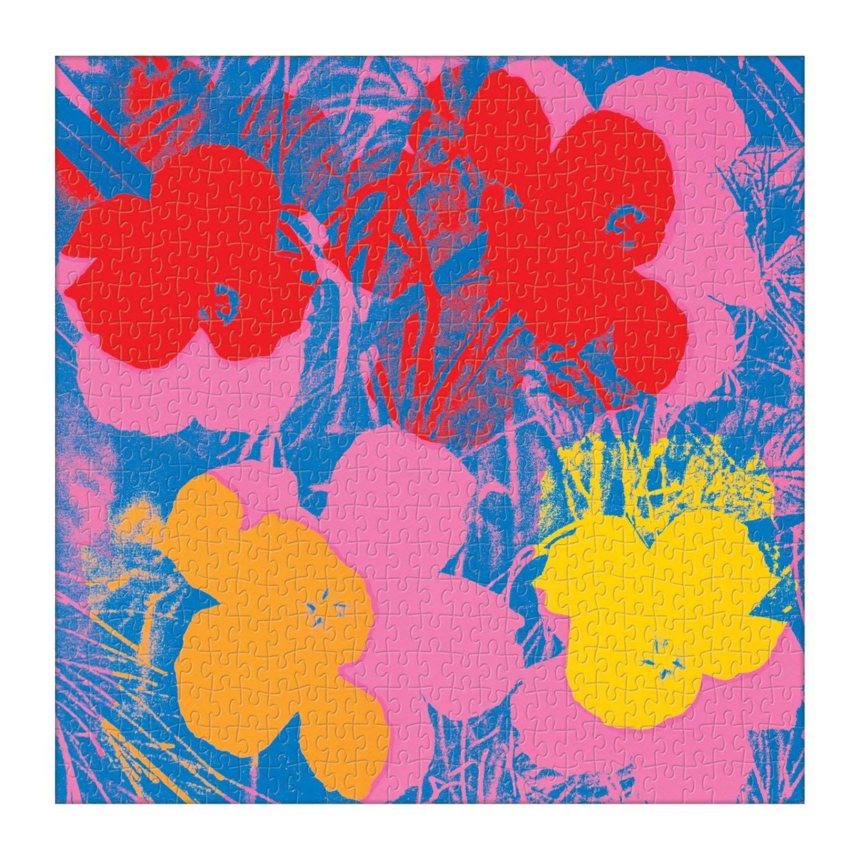 Andy Warhol Flowers 500 Piece Puzzle