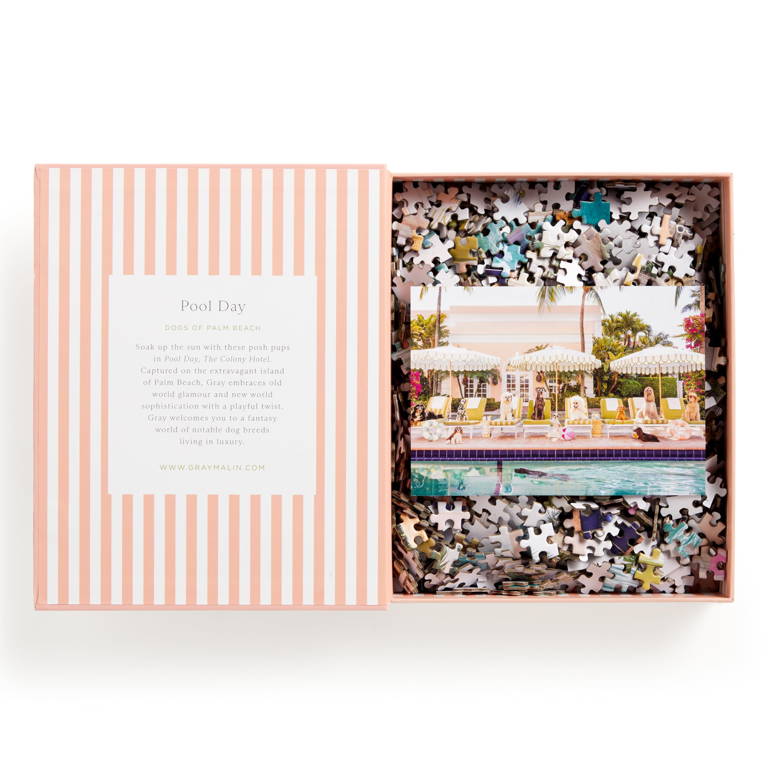 Gray Malin Palm Beach 1000 Piece Book Box Puzzle