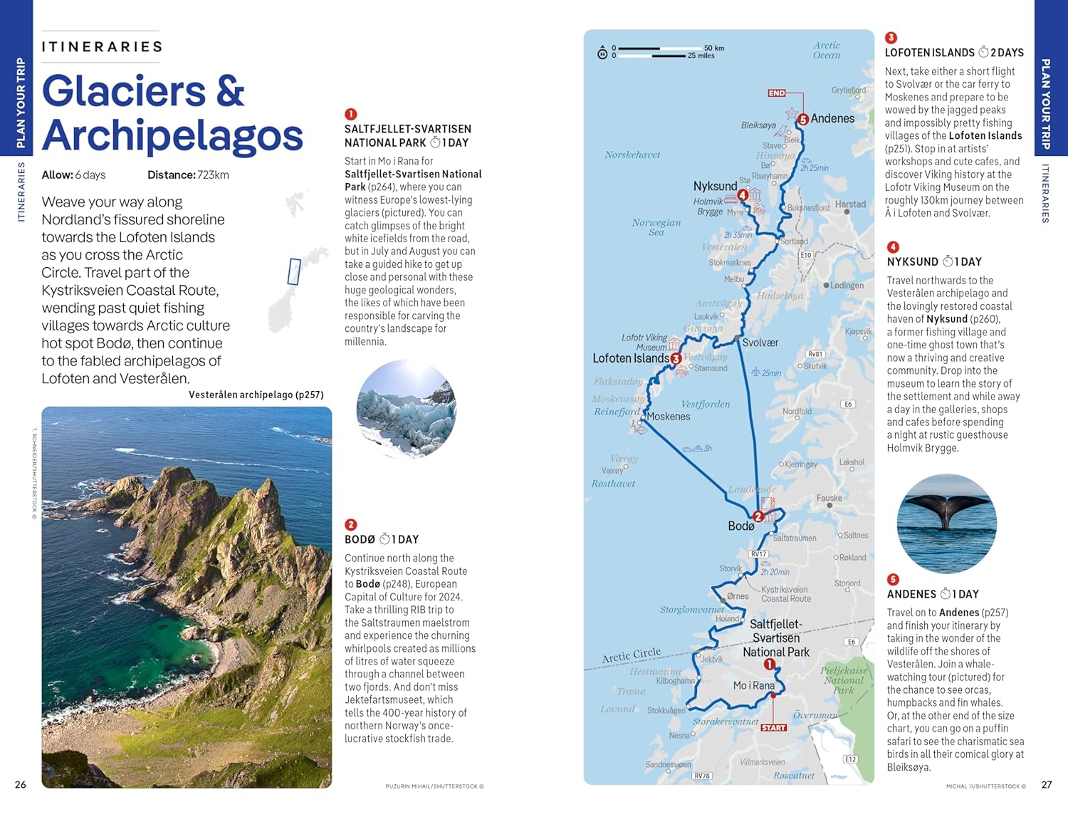 Lonely Planet Norway: Detailed Itineraries