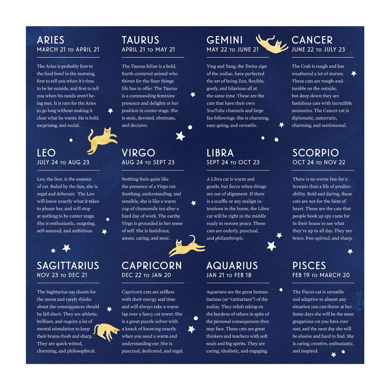 Cat Zodiac 500 Piece Puzzle