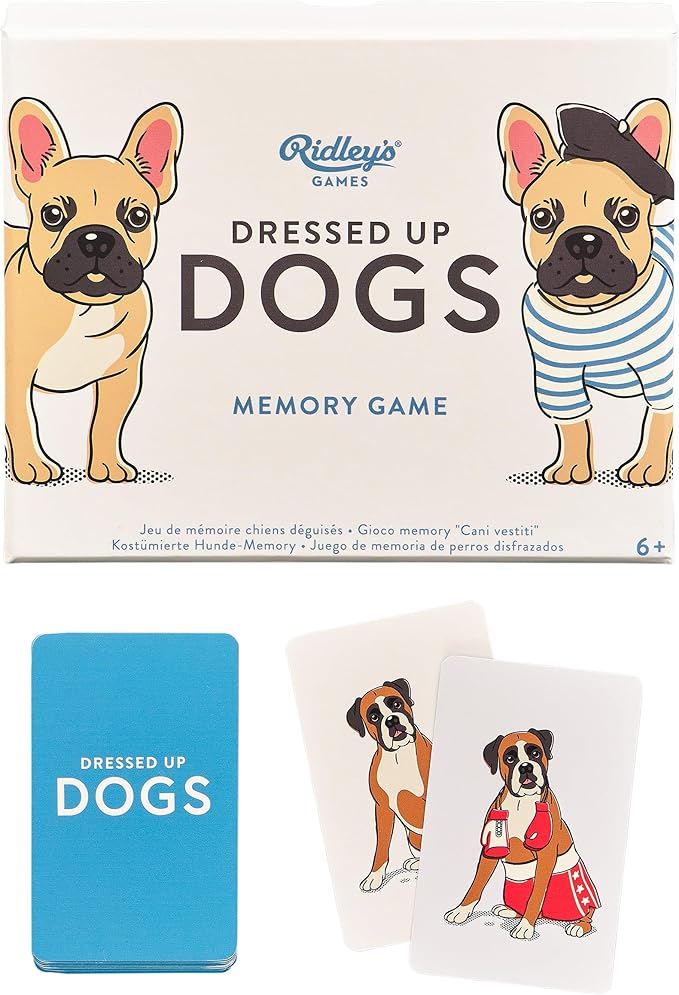 Dressed Up Dogs Memory Card Game