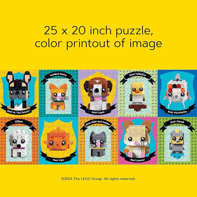 Lego Pet Pals Puzzle: 1000-pieces