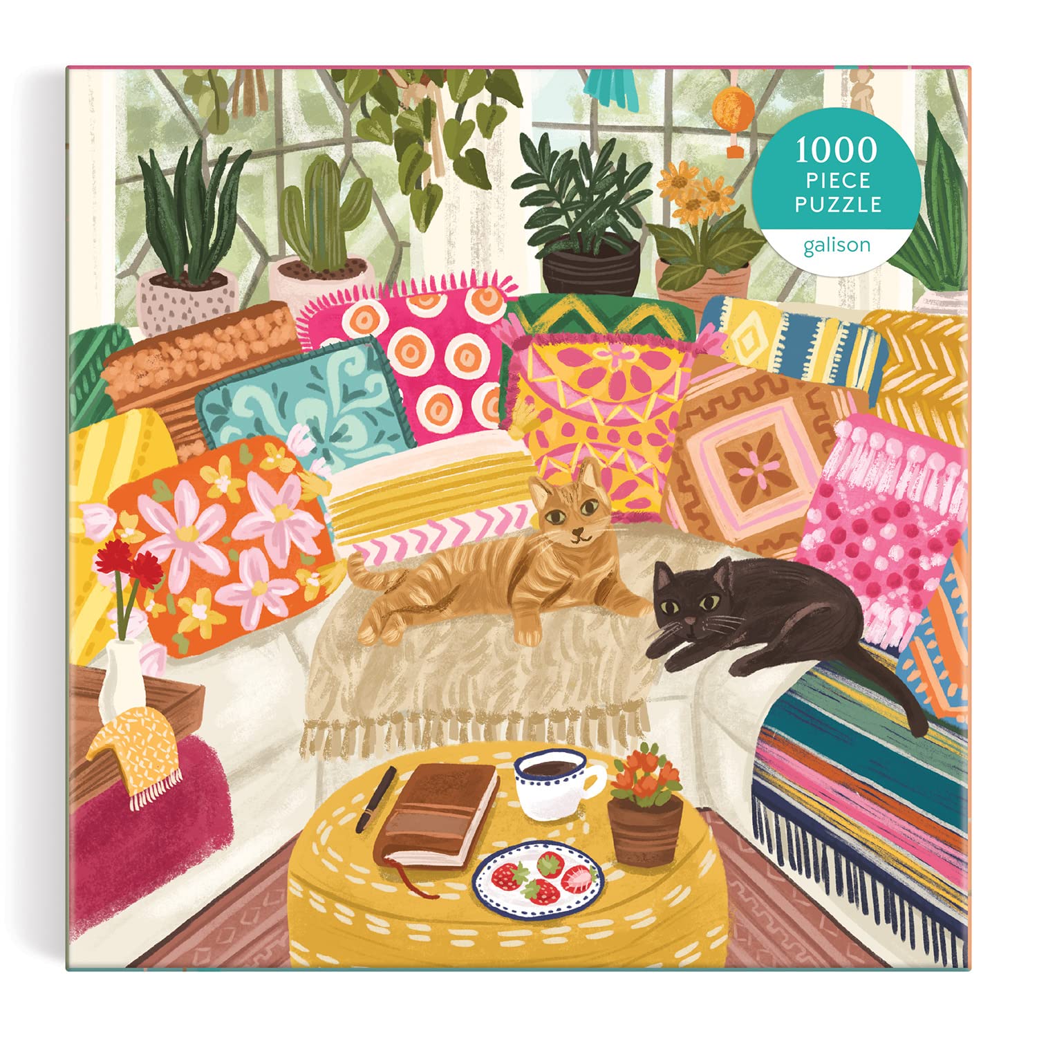 Serenity Meow Jigsaw Puzzle, Multicoloured, 1000 Pieces