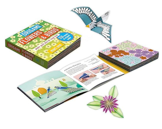 Origami Flowers and Birds