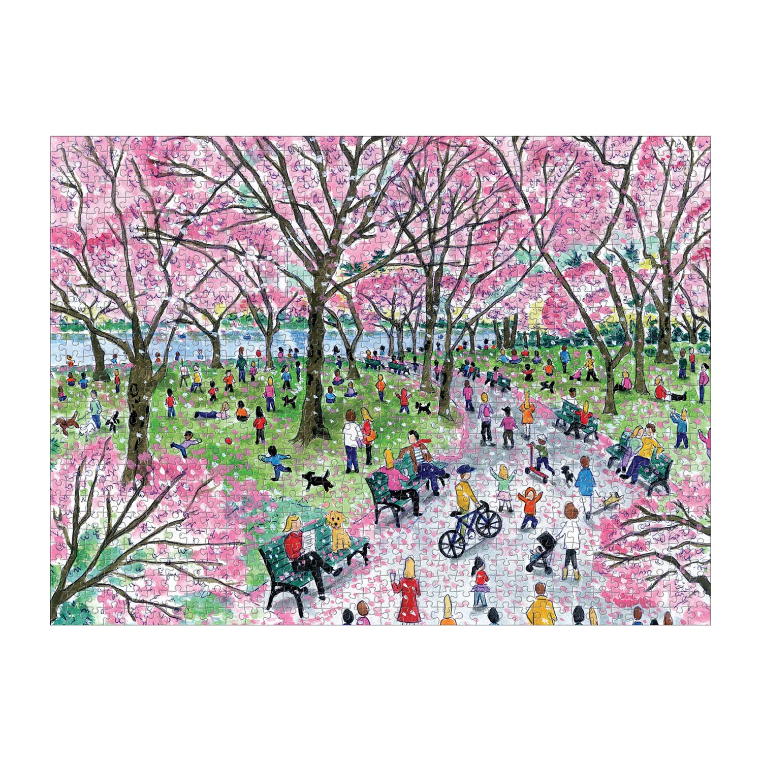 Michael Storrings Cherry 1000 Piece Puzzle, PCherry Blossoms