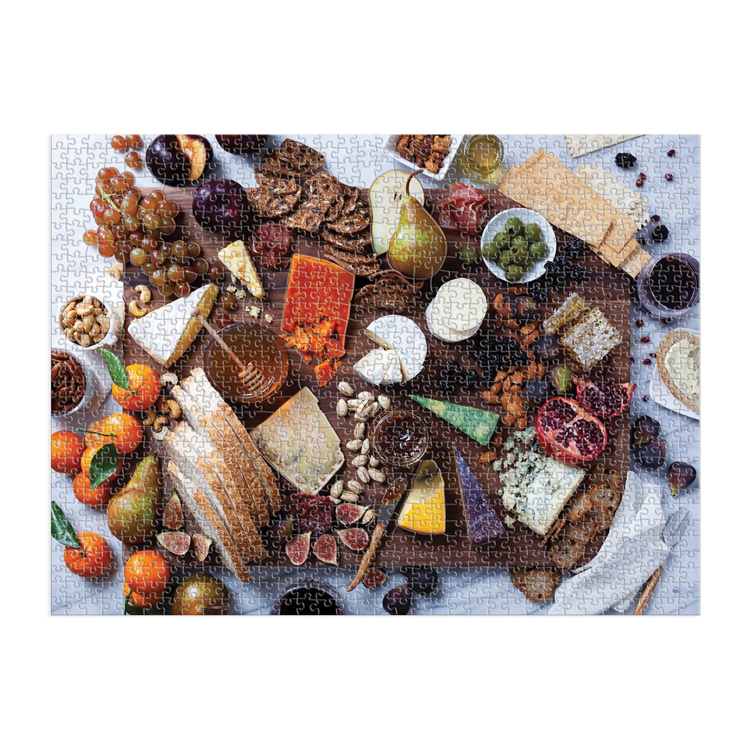 The Art of the Cheeseboard 1000 Piece Multi-Puzzle Puzzle