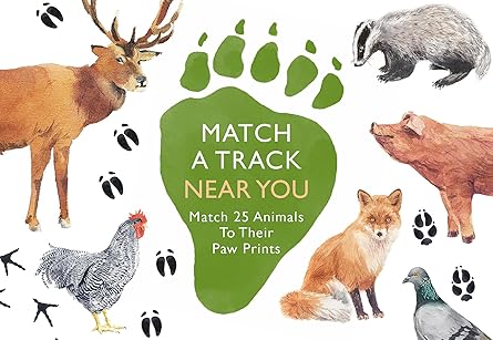 Match a Track Near You: Match 25 Animals To Their Paw Prints