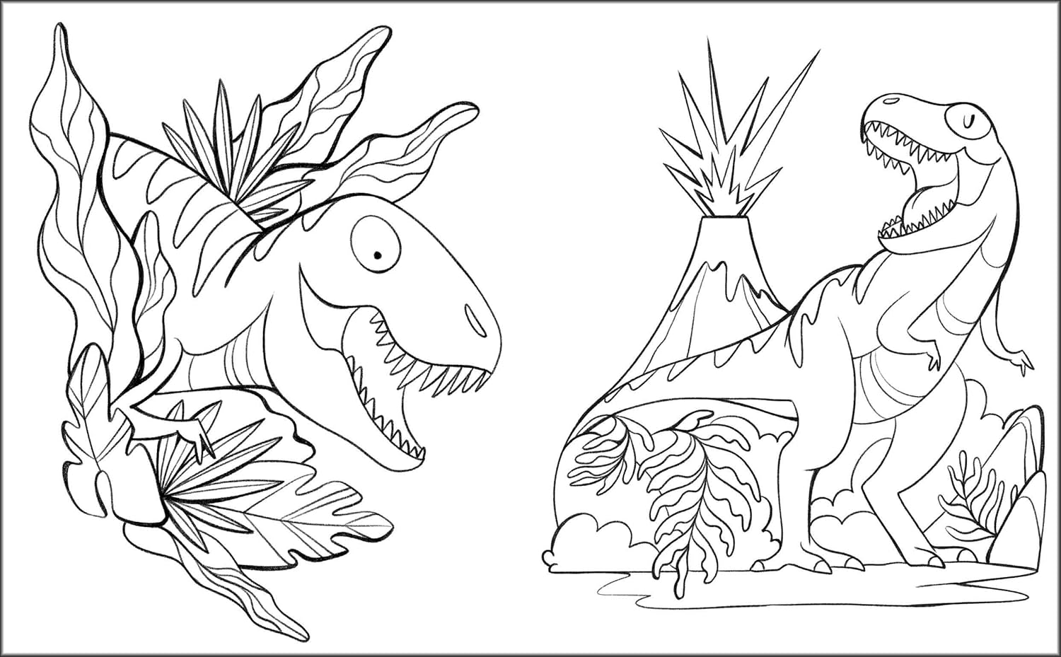 Dinosaurs: Coloring Book