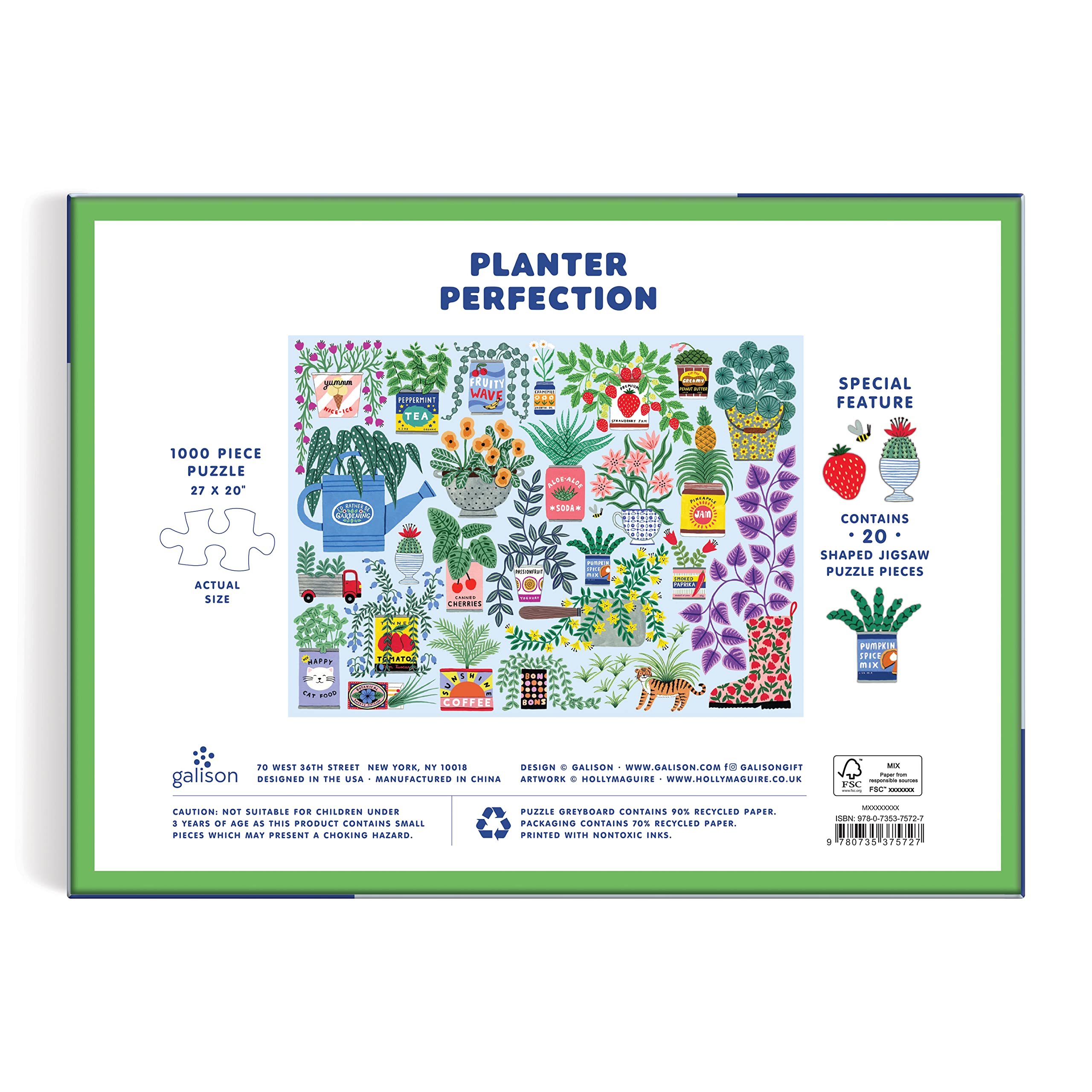 Planter Perfection Jigsaw Puzzle, Multicoloured, 1000 Pieces