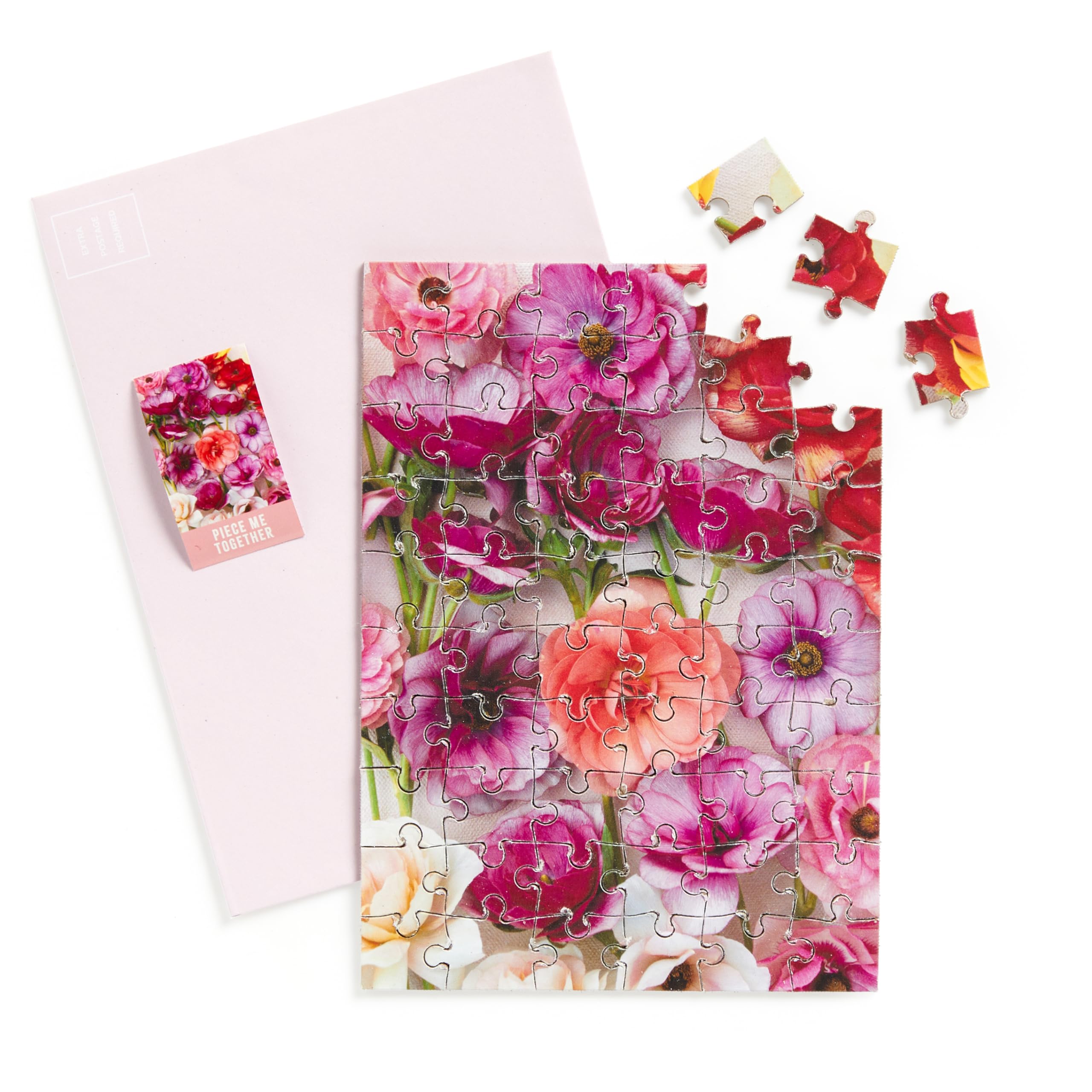 House Puzzzle Ranunculus Greeting Card Puzzle