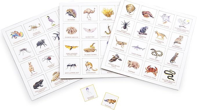 Australia's Deadly Animals Bingo: And Other Dangerous Creatures from Down Under
