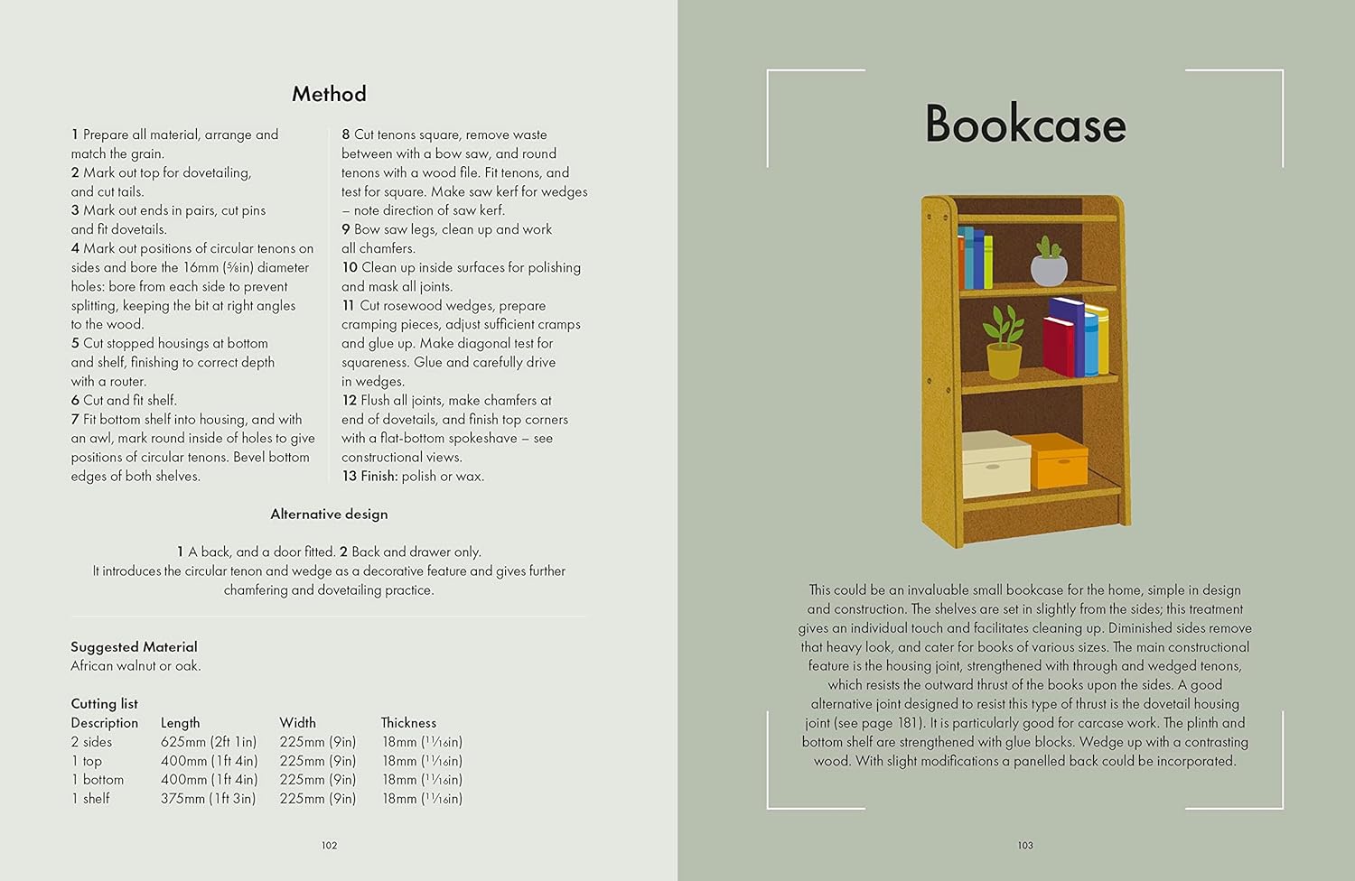 Mid-Century Woodworking Pattern Book: 80 projects to make by hand