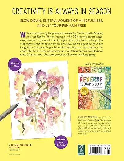The Reverse Coloring Book™: Through the Seasons