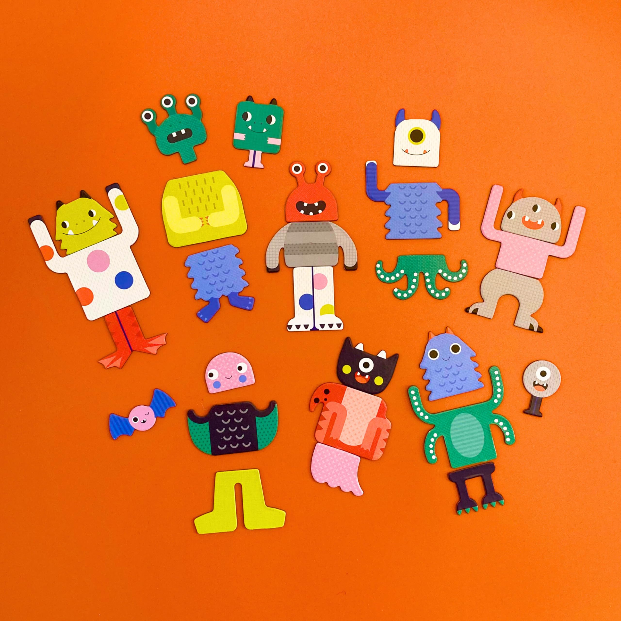 Mix and Match Monsters Magnetic Play Set