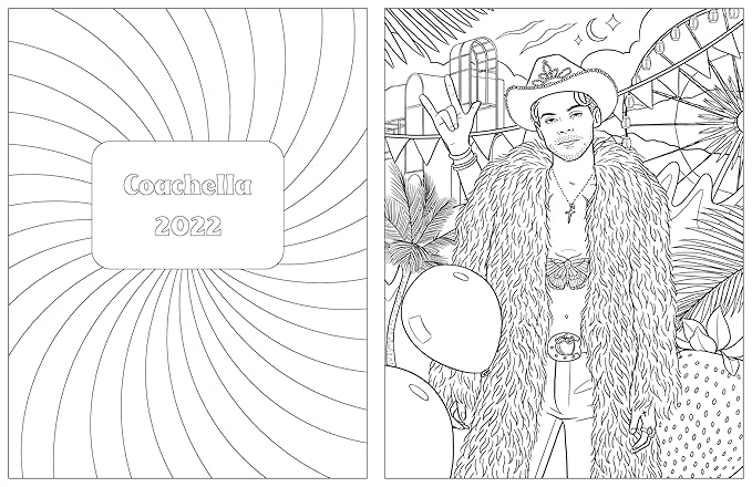 Colour In Harry: A Unofficial Harry Styles Colouring and Sticker Book