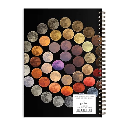 Colors of the Moon Wire-O Journal