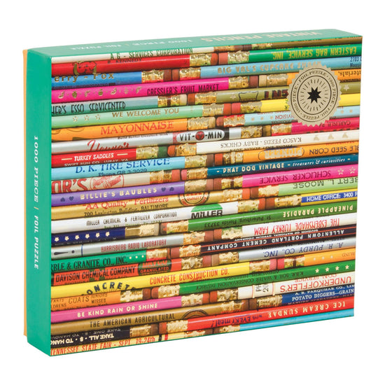 Vintage Pencil 1000 Piece Puzzle
