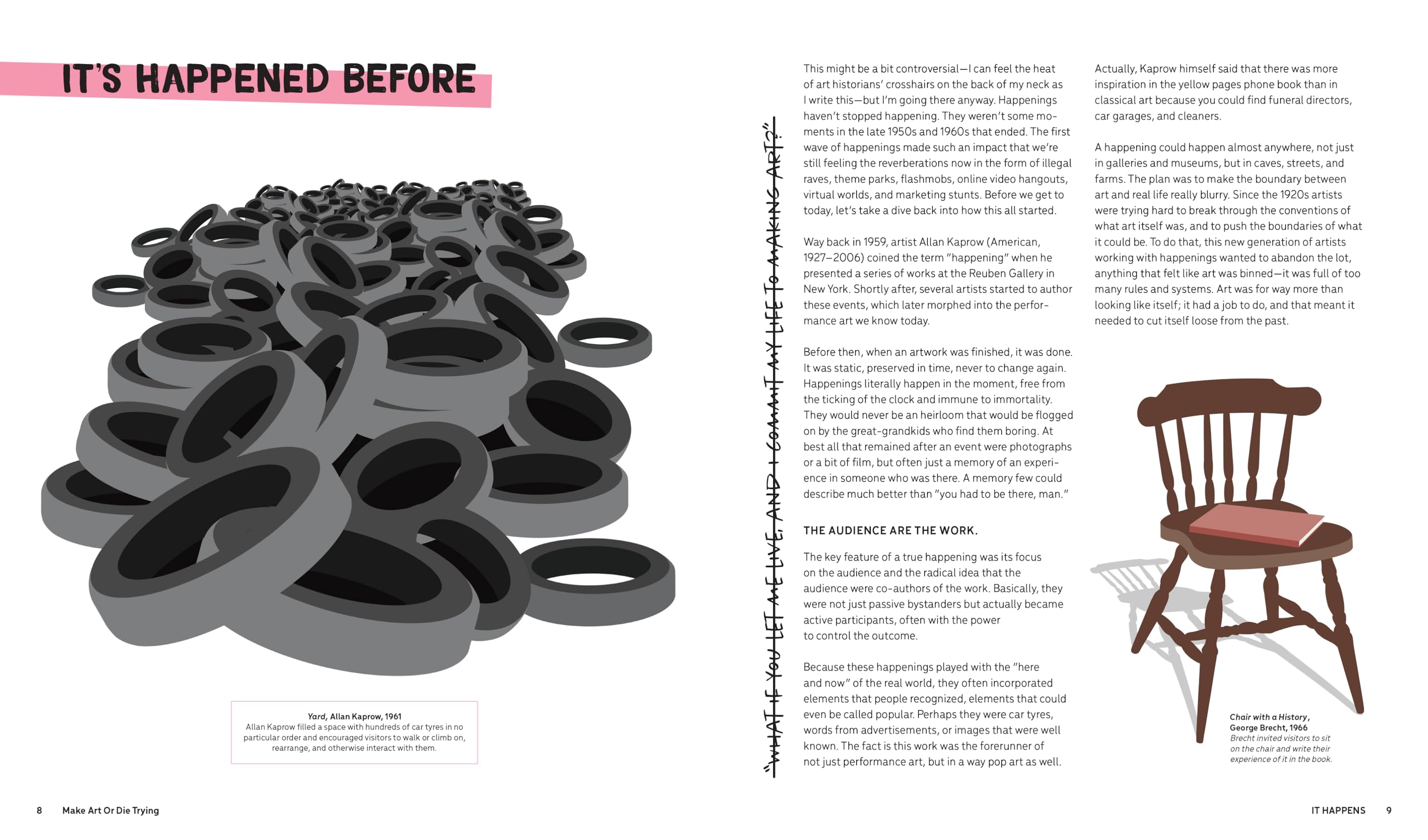 Make Art or Die Trying: The Only Art Book You’ll Ever Need If You Want to Make Art That Changes the World