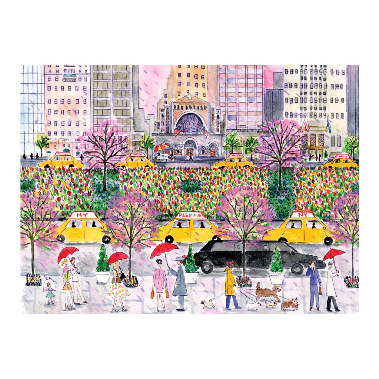 Michael Storrings Spring on Park Avenue 1000 Piece Puzzle (Puzzles)