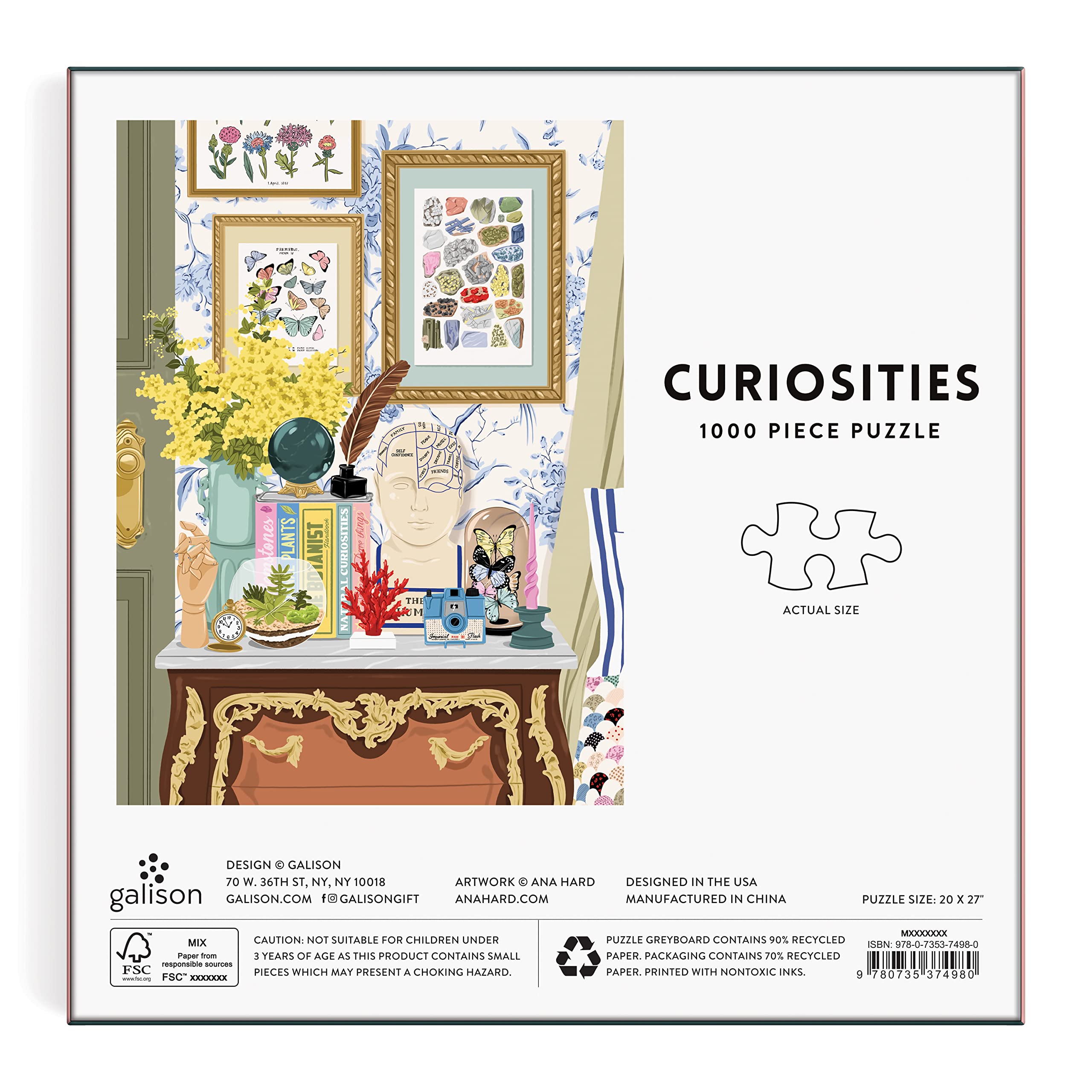 Curiosities Square Jigsaw Puzzle 1000 Pieces