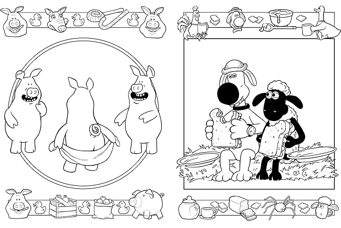 Shaun the Sheep: The Official Colouring Book