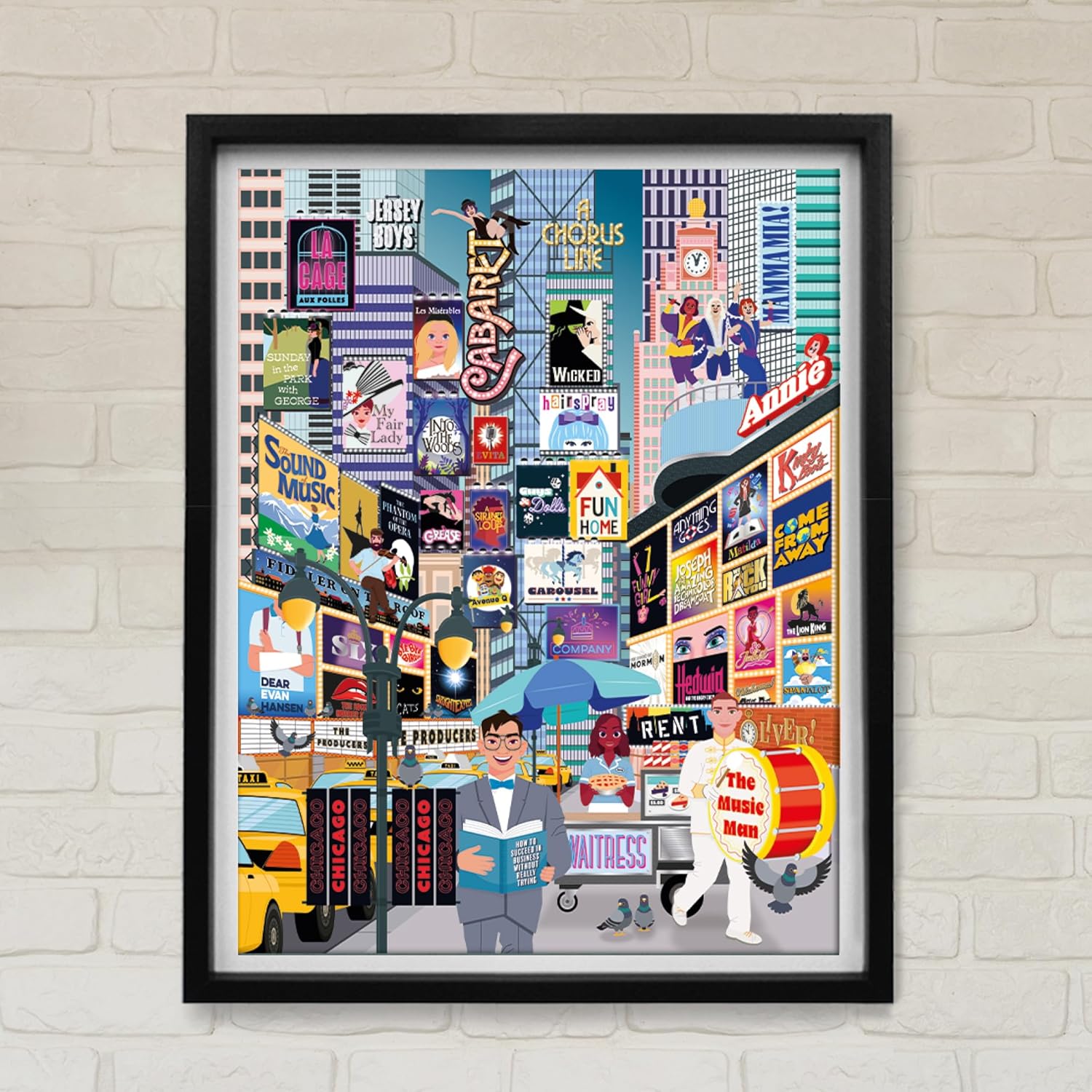 50 Must-see Musicals Bucket List Puzzle Box: 1000 Pieces