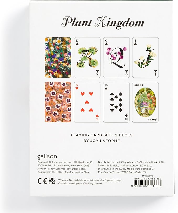 Joy Laforme Plant Kingdom Playing Card Set