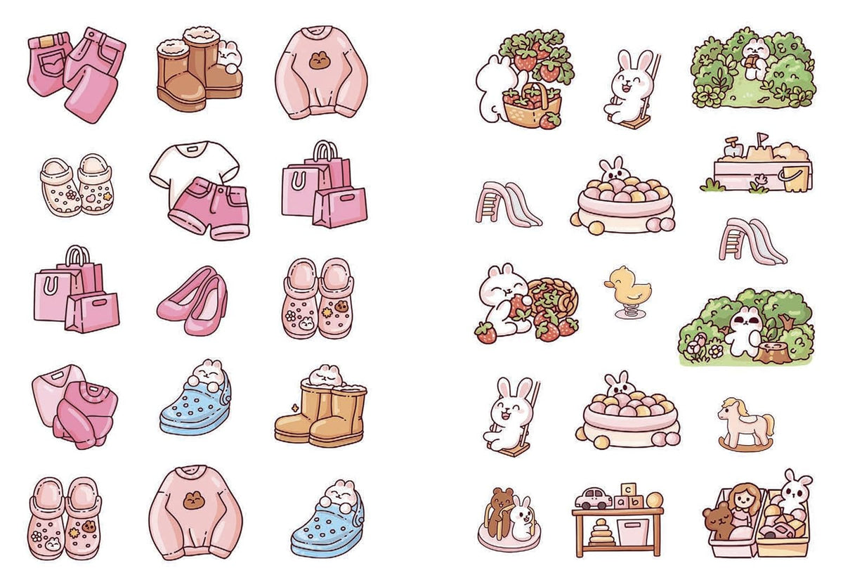 Cozy Home: A Cute 'n' Cozy Little Sticker Book
