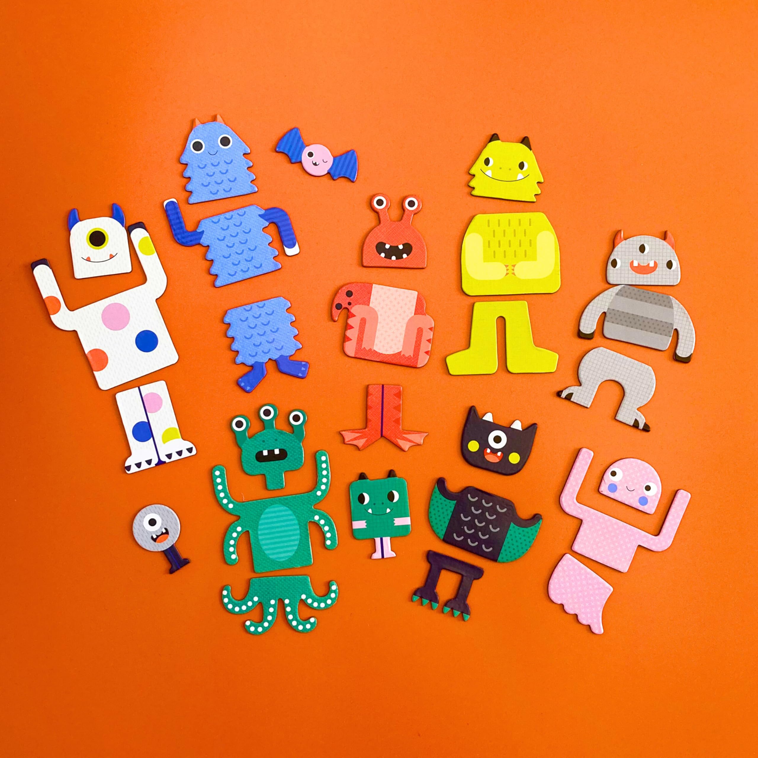 Mix and Match Monsters Magnetic Play Set