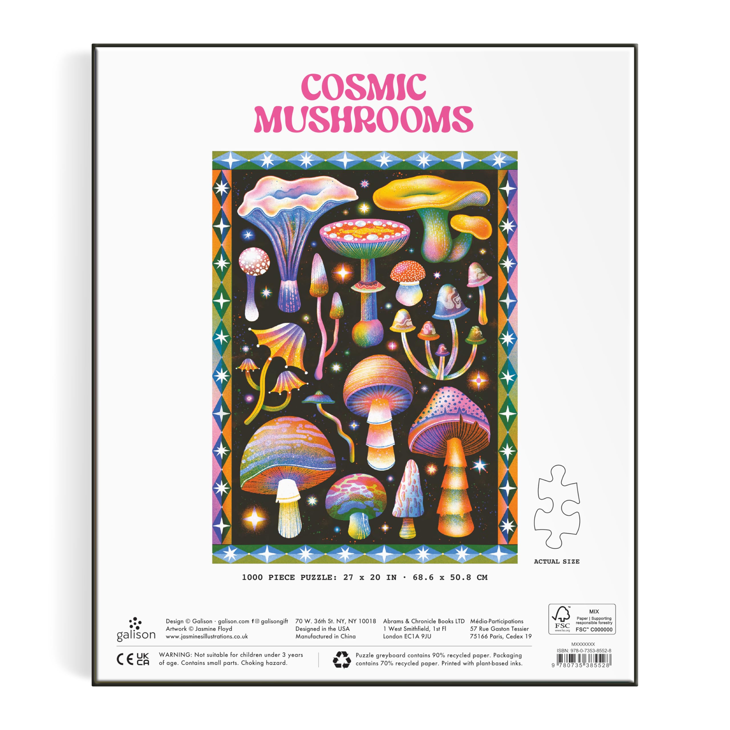 Cosmic Mushrooms 1000 Piece Puzzle