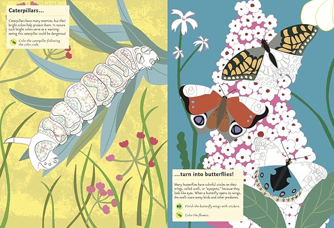 Garden Insects and Bugs: My Nature Sticker Activity Book: 1 (My Nature Sticker Activity Books)