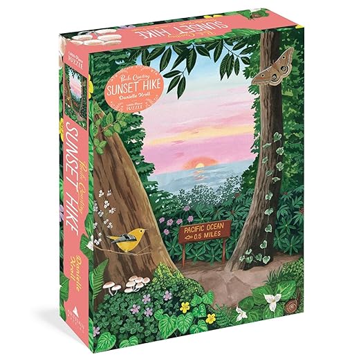 Pacific Coasting: Sunset Hike 1,000-Piece Puzzle (Workman Jigsaw Puzzles)