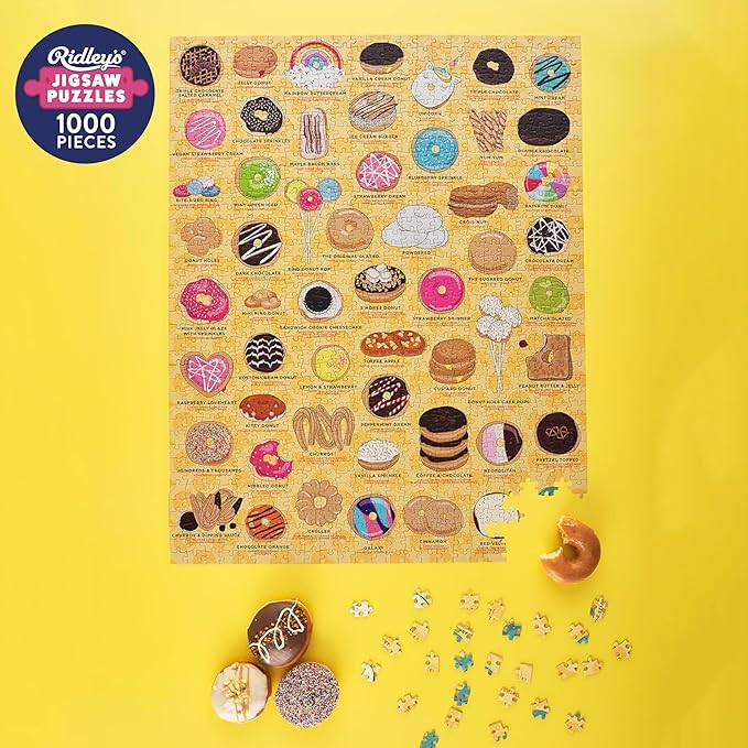 Donut Lover's 500 Piece Jigsaw Puzzle