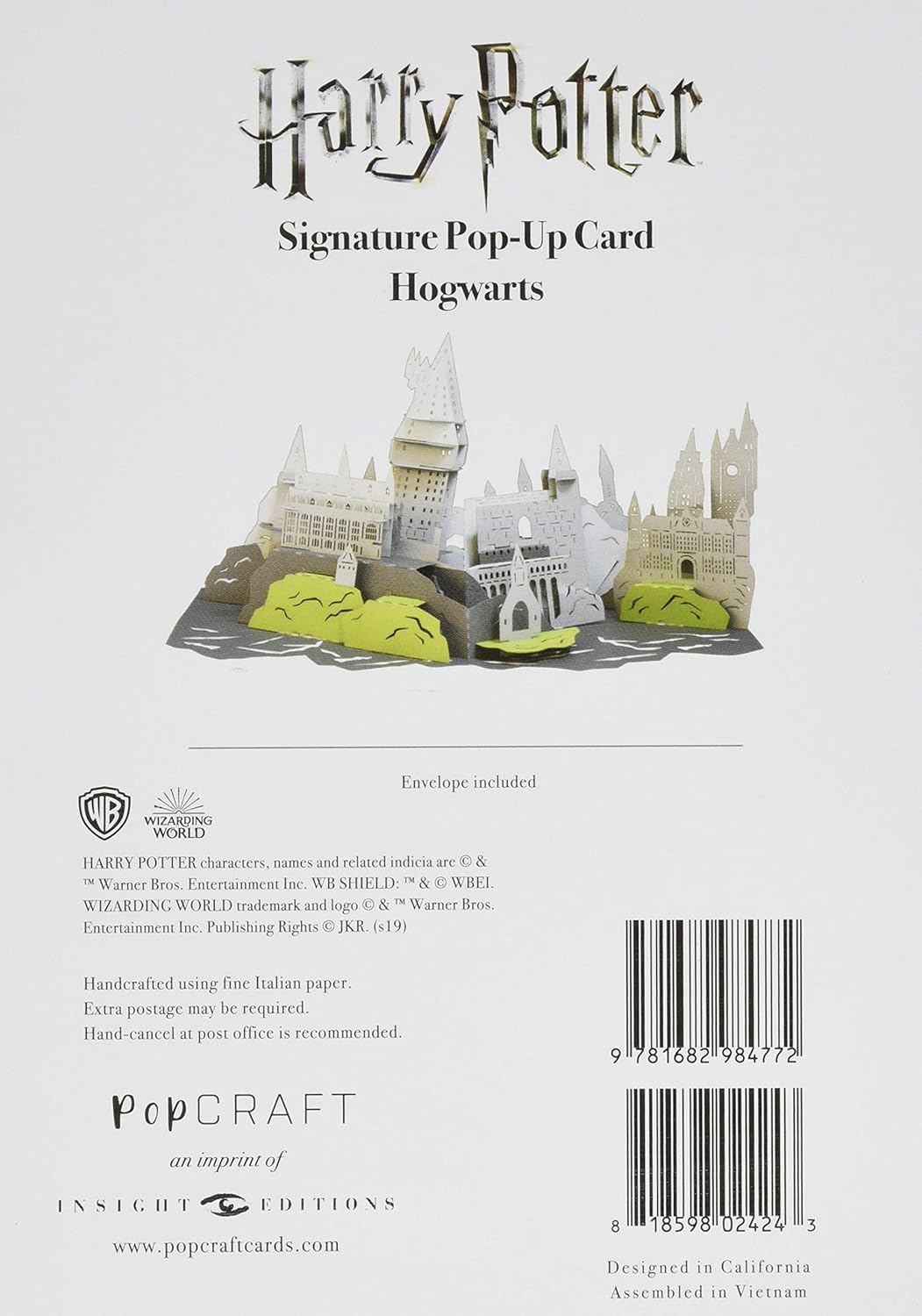 Harry Potter: Hogwarts Signature Pop-Up Card