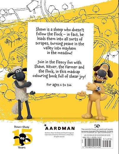 Shaun the Sheep: The Official Colouring Book