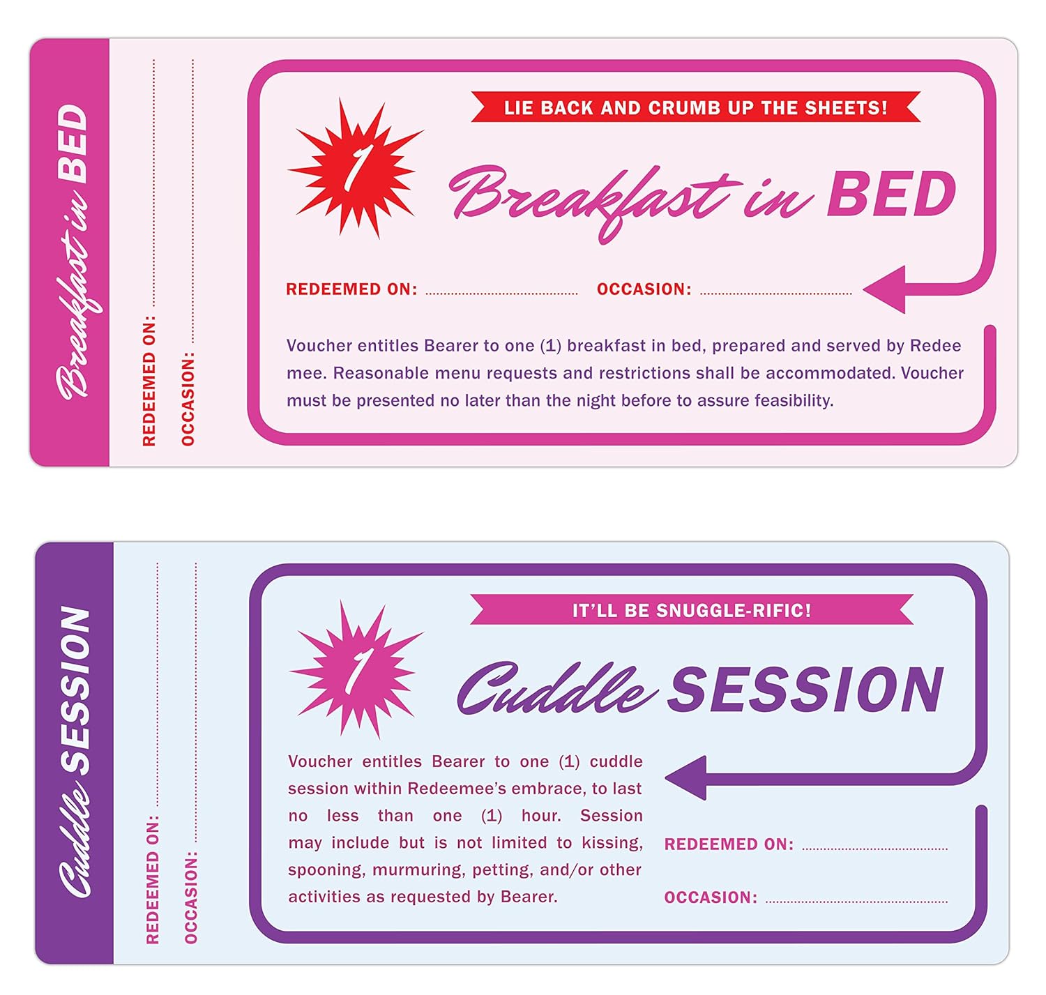 Vouchers for Lovers: It's the Gift That Gives 20 Times!