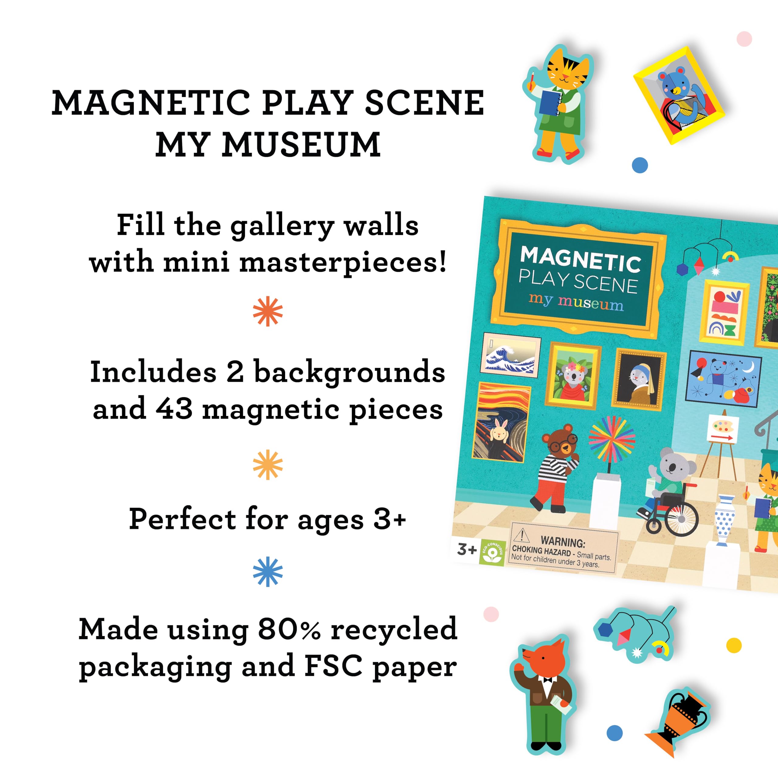 My Museum Magnetic Play Scene